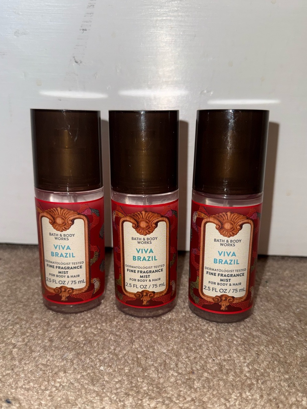 New Bath & Body Works Viva Brazil Mini Set of 3